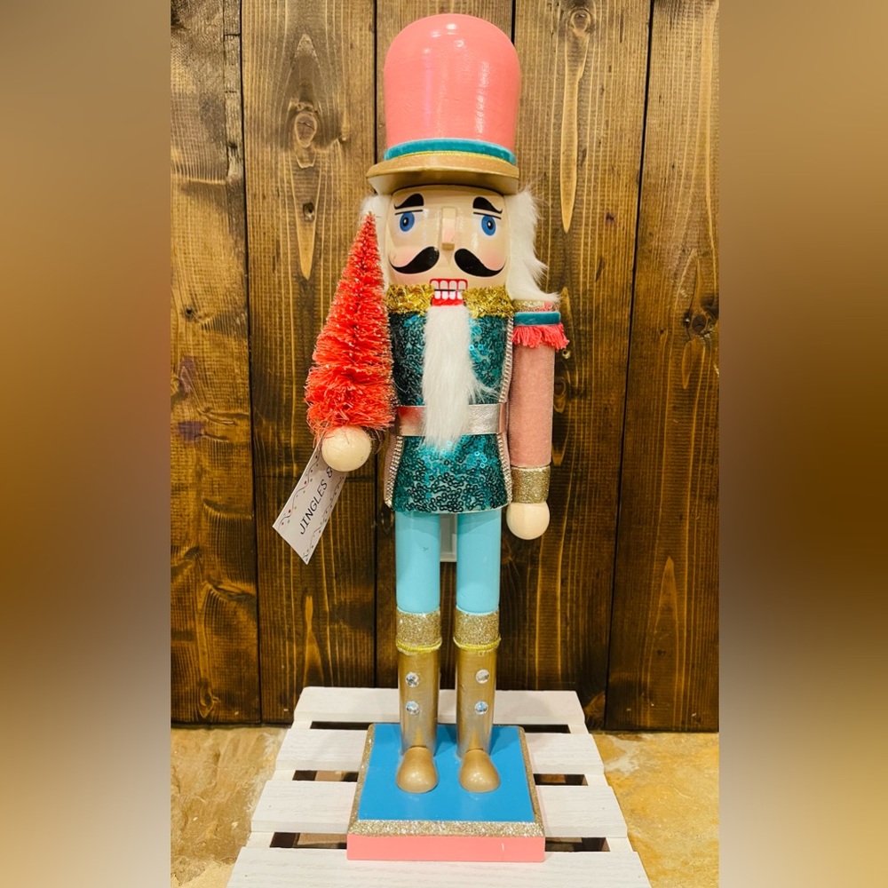 Pastel Glitter Nutcracker